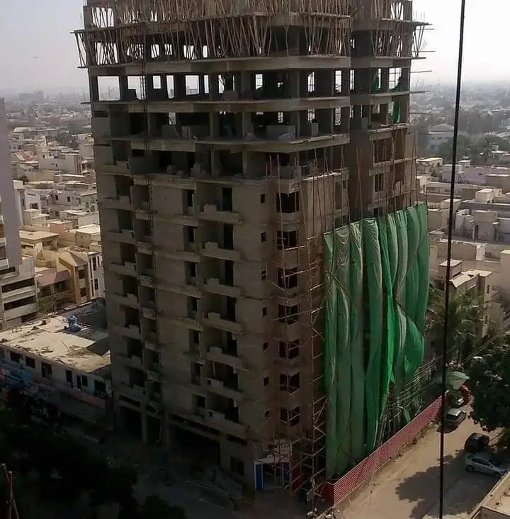 Building construction in progress