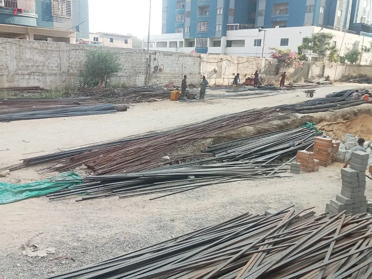 Foundation work in progress